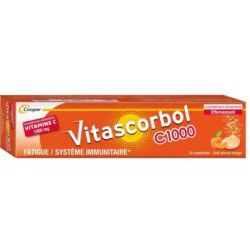 Cooper - Vitascorbol C1000 vitamine C x20 comprimés effervescents