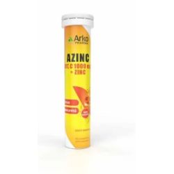 Arkopharma - Azinc vit C 1000mg + Zinc goût orange 20 comprimés effervescents