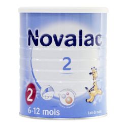 Novalac lait 2ème âge en poudre (800 g) bébé 6-12 mois