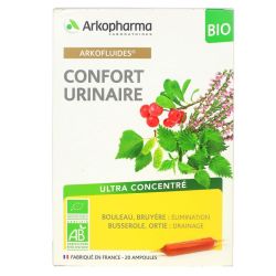 Arkopharma Arkofluide confort urinaire bio ampoules (x20)