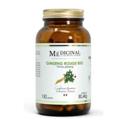 Medicinal Ginseng rouge bio (150 gélules)