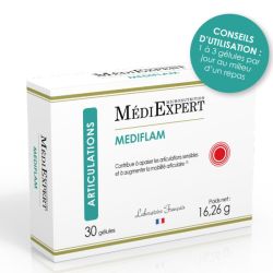 Mediexpert Mediflam gélules pour la sensibilité articulaire (30 unités)