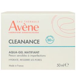 Avène Aqua-gel matifiant pour peaux sensibles à imperfections (50 ml)