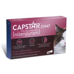 Capstar Chat 11,4Mg Cpr 6