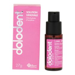 Dolodent solution gingivale (27 g) pour douleurs des gencives