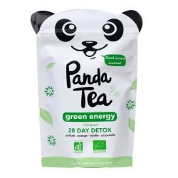 Panda Tea thé Green Energy (28 sachets) goût orange, vanille et citronnelle