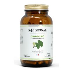 Medicinal Ginkgo Biloba Bio 150 gélules - Complément alimentaire