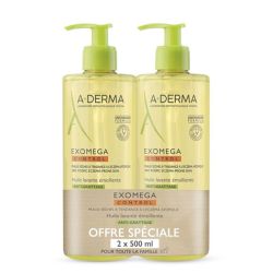 A-Derma Exomega  Huile Lavante émolliente 2x500ml