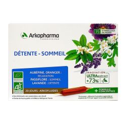 Arkopharma Arkofluide détente sommeil bio ampoules (20 unités)