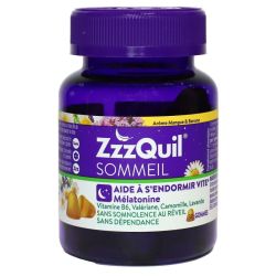 ZzzQuil Gummies Sommeil Mangue Banane (30 unités)