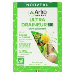 Arkopharma Ultra Draineur bio ultra concentré (30 ampoules)