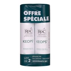 Keops Deod Spr Sec 24H 150Mlx2