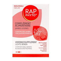 Rap Phyto complément alimentaire jambes légères (30 gélules)