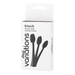 My Variations 3x têtes de brosse souples BLACK