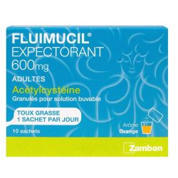 Fluimucil Expec 600Mg Ad. S.10