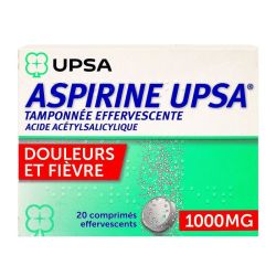 Aspirine 1000Mg Upsa Tamp Cpreff20