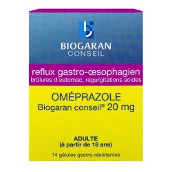 Omeprazole 20Mg Biog Cons Gel 14