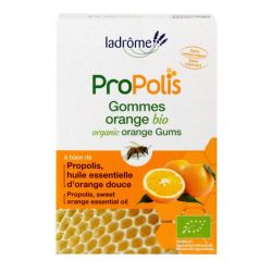 Ladrôme gommes bio à la propolis orange douce