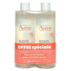 Avene Eau Micellaire Demaquillant 2X400Ml