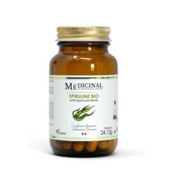 Medicinal Spiruline Bio gélules (45 unités) - Tonus et vitalité