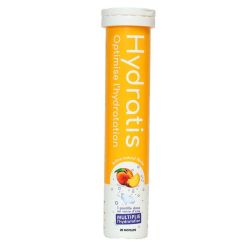 Hydratis solution d'hydratation arôme pêche (20 pastilles)