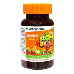 Azinc Gom Multivit Fruite 60