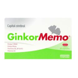 Ginkor Mémo complément alimentaire capsules (60 unités)