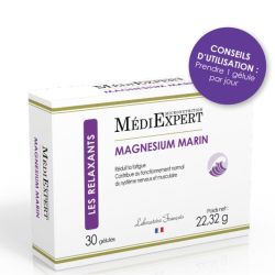 Mediexpert magnésium marin avec vitamine B6 (30 gélules)