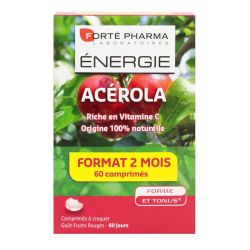 Forté Pharma Energie Acérola (60 comprimés) - Riche en vitamine C