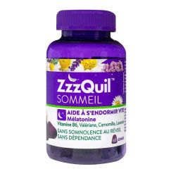 ZzzQuil gommes sommeil pour l'endormissement (60 gommes)