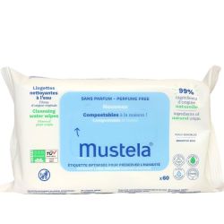 Mustela Lingettes Nett Compost S/Parf 60