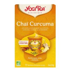 Yogi Tea infusion ayurvédique chai curcuma (17 sachets)