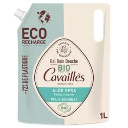 Rogé Cavailles gel bain douche ALOE VERA BIO recharge 1L