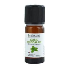 Medicinal huile essentielle de basilic tropical bio (100 % pure)