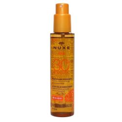 Nuxe huile bronzante SPF 30 visage et corps (haute protection)