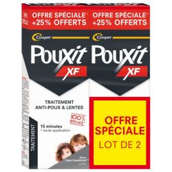 Pouxit Lotion anti-poux & lentes OFFRE SPECIALE 2x100ml