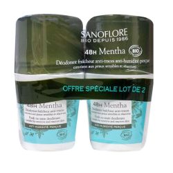 Sanoflore Deo 48H Mentha 2X50Ml