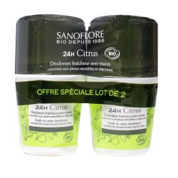 Sanoflore Deo Citrus Rollon 50Mlx2