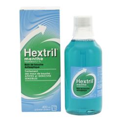 Hextril Menthe 0,1 Bain Bouc400Ml