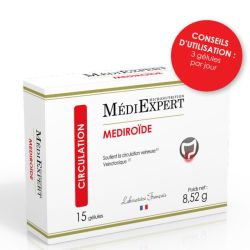 Mediexpert Mediroide gélules pour troubles circulatoires (15 unités)