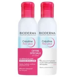 Bioderma Crealine H2O Yeux Lot 2X125 Ml