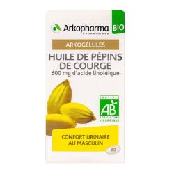 Arkopharma Arkogélules huile de pépins de courge bio (60 capsules)