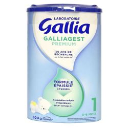 Galliagest lait infantile 1 à formule épaissie (800 g)