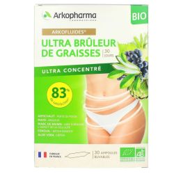 Arkopharma Arkofluides Ultra brûleur de graisses bio (30 ampoules)