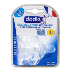 Dodie Tetine 2 Init A/Col 0-6M Silicone