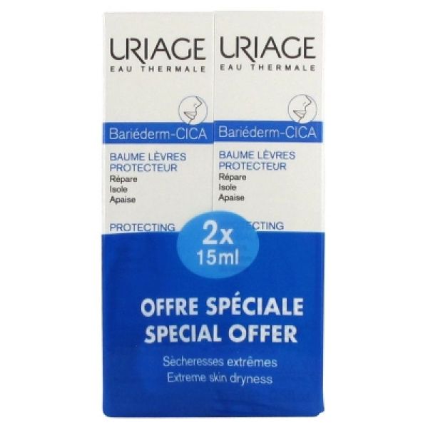 Uriage Bariederm Cica Levres 2 X 15 Ml