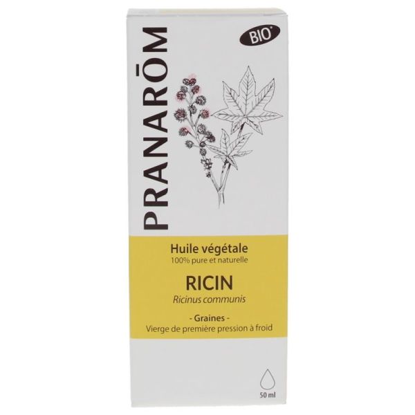 Pranarom Huile VegetaleBio Ricin 50Ml