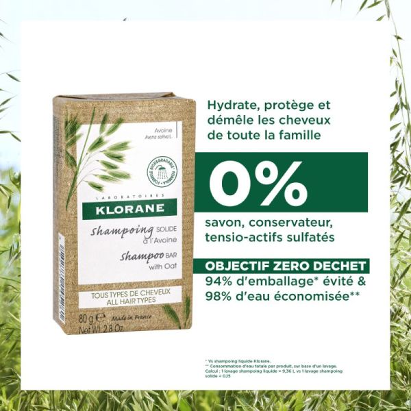 Klorane Shp Solide Avoine 80G