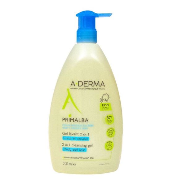 A-Derma Primalba Gel Lav 2/1 Fl500Ml1