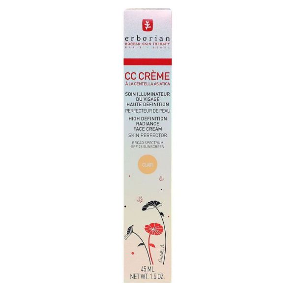 Erborian CC crème soin illuminateur du visage CLAIR 45ml